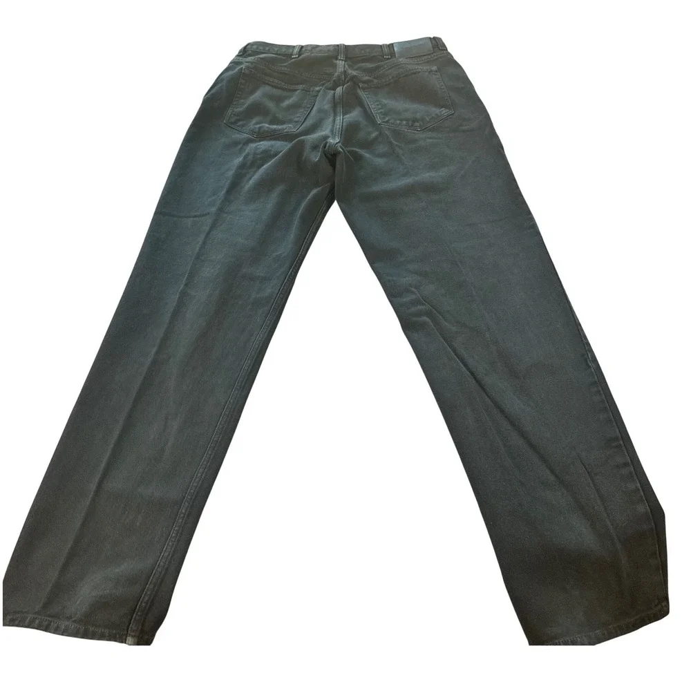 Calvin Klein Jeans Mens Black‎ Straight Leg Faded Denim Classic 5-Pocket Pants